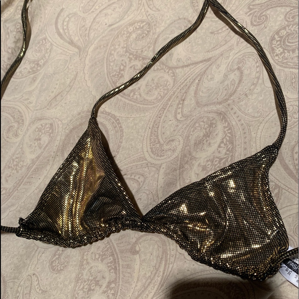 !!! BRAND NEW !!! Fashion Nova Gold Bikini
